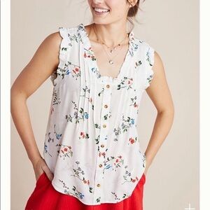 Maeve by Anthropologie floral blouse